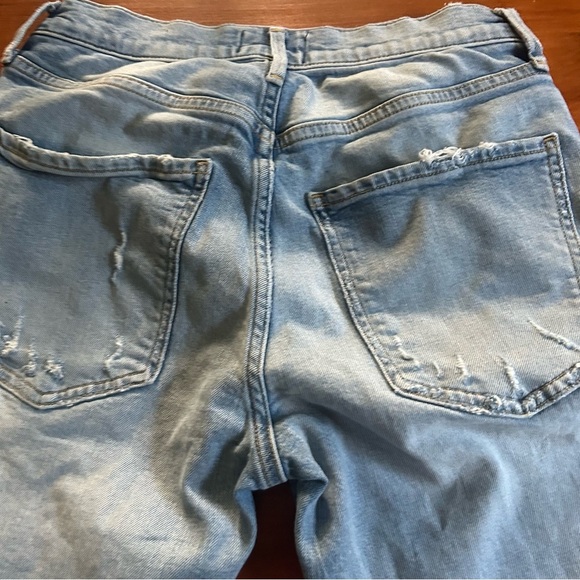 Agolde Sophie Mid-Rise Skinny Crop Jeans, Outsider Wash distressed Size 26 - Picture 9 of 13